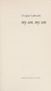 Tapa de My son, my son