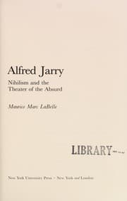 Tapa de Alfred Jarry, nihilism and the theater of the absurd