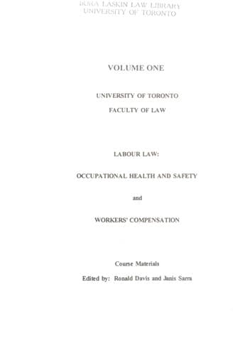 Tapa de Labour law