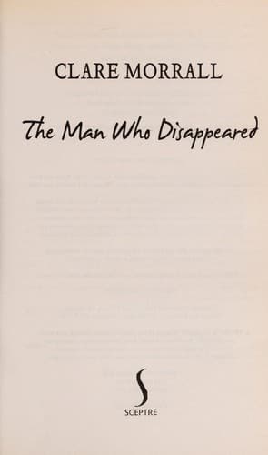 Tapa de The man who disappeared