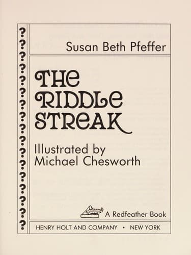 Tapa de The riddle streak