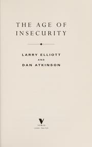 Tapa de The age of insecurity