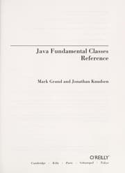 Tapa de Java fundamental classes reference