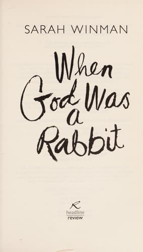 Tapa de When God was a rabbit