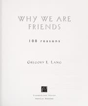 Tapa de Why we are friends