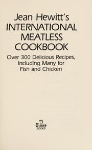 Tapa de Jean Hewitt's International meatless cookbook