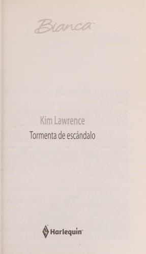 Tapa de Tormenta de escandalo