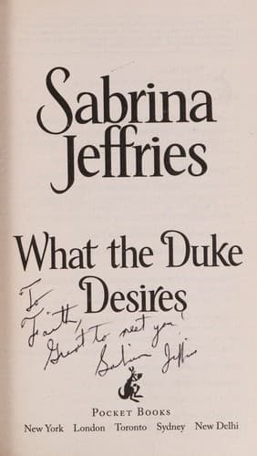 Tapa de What the duke desires