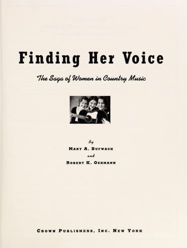 Tapa de Finding her voice