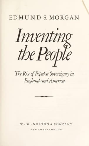 Tapa de Inventing the people