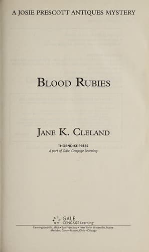 Tapa de Blood rubies