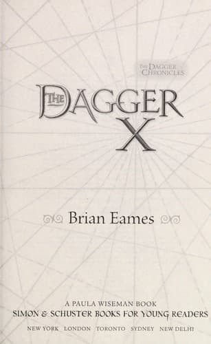 Tapa de The dagger X