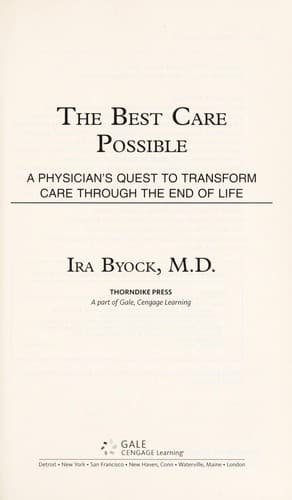 Tapa de The best care possible