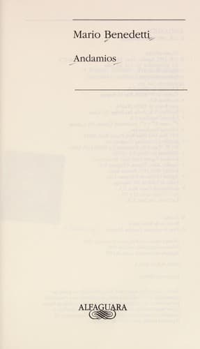 Tapa de Andamios