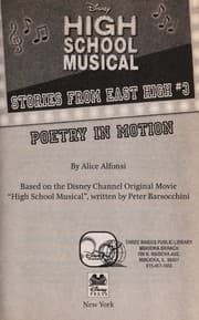 Tapa de Poetry in Motion (Stories from East High #3)