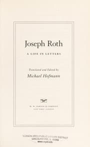 Tapa de Joseph Roth