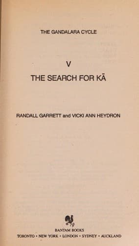 Tapa de The search for Kä
