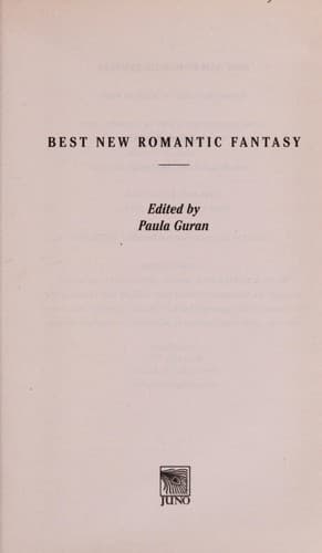 Tapa de Best New Romantic Fantasy
