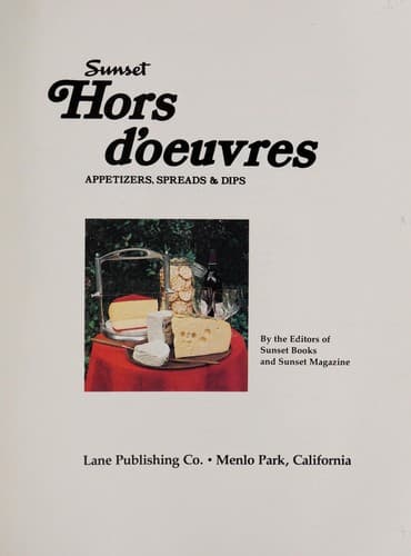 Tapa de Hors d'oevres