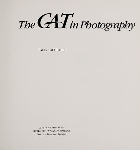 Tapa de The cat in photography
