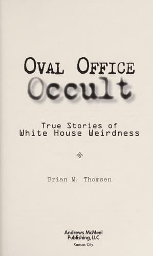 Tapa de Oval Office occult