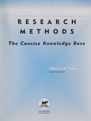 Tapa de Research Methods