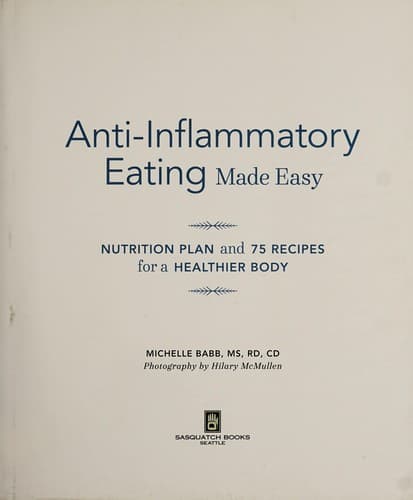 Tapa de Anti-inflammatory eating made easy