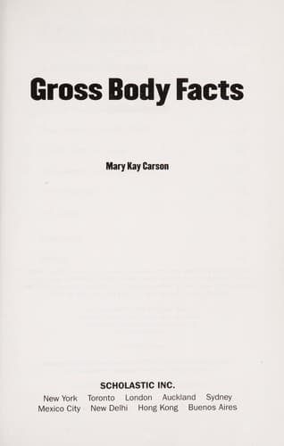 Tapa de Gross Body Facts