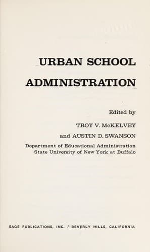 Tapa de Urban school administration