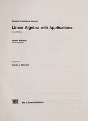 Tapa de Linear algebra with applications : student's solutions manual