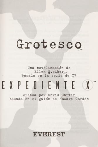 Tapa de Grotesco