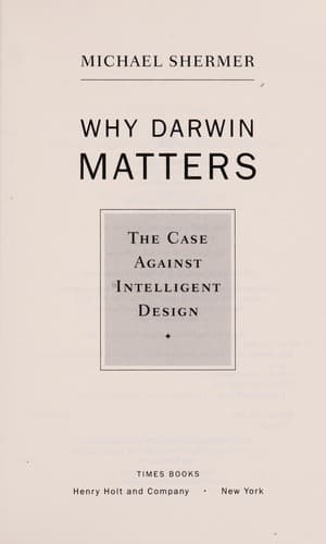 Tapa de Why Darwin matters