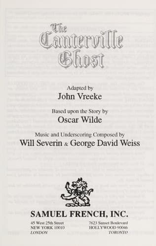 Tapa de The Canterville ghost