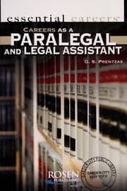Tapa de Careers as a paralegal and legal assistant