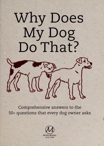 Tapa de Why does my dog do that?