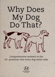 Tapa de Why does my dog do that?