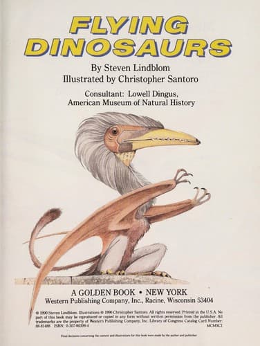 Tapa de Flying dinosaurs