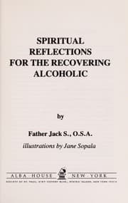 Tapa de Spiritual reflections for the recovering alcoholic