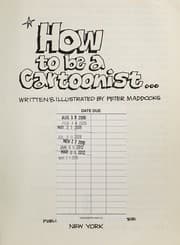 Tapa de How to be a cartoonist