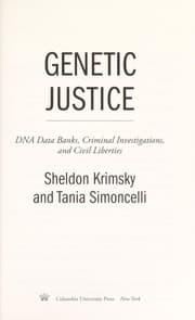 Tapa de Genetic Justice
