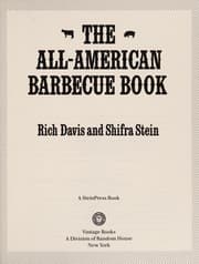 Tapa de The all-American barbecue book