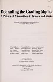 Tapa de Degrading the grading myths