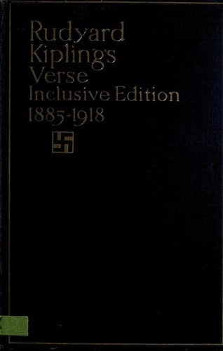 Tapa de Rudyard Kipling's verse