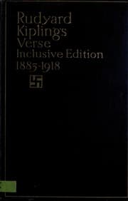 Tapa de Rudyard Kipling's verse