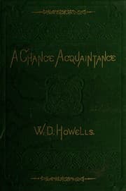 Tapa de A chance acquaintance