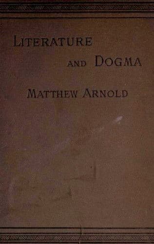 Tapa de Literature and dogma