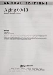 Tapa de Annual editions