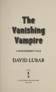 Tapa de The vanishing vampire