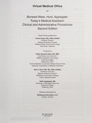 Tapa de Virtual Medical Office for Today's Medical Assistant User Guide + Access Code
