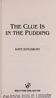 Tapa de The clue is in the pudding
